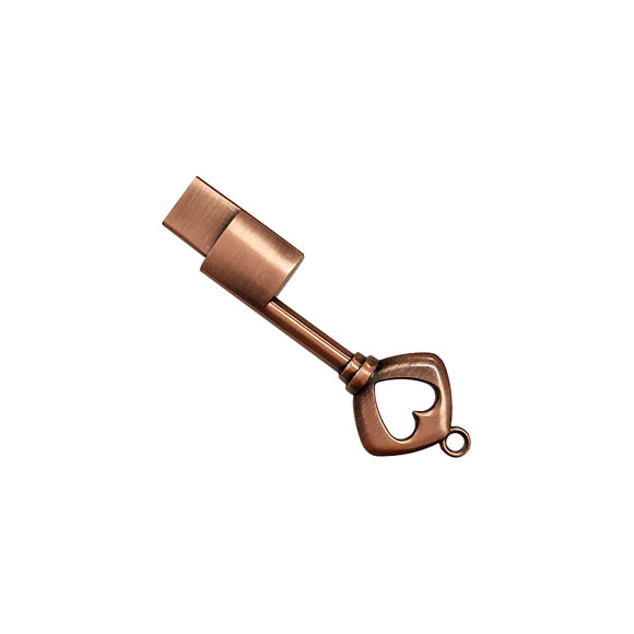 High speed custom logo metal Key shaped 16gb usb flash drive LWU1136